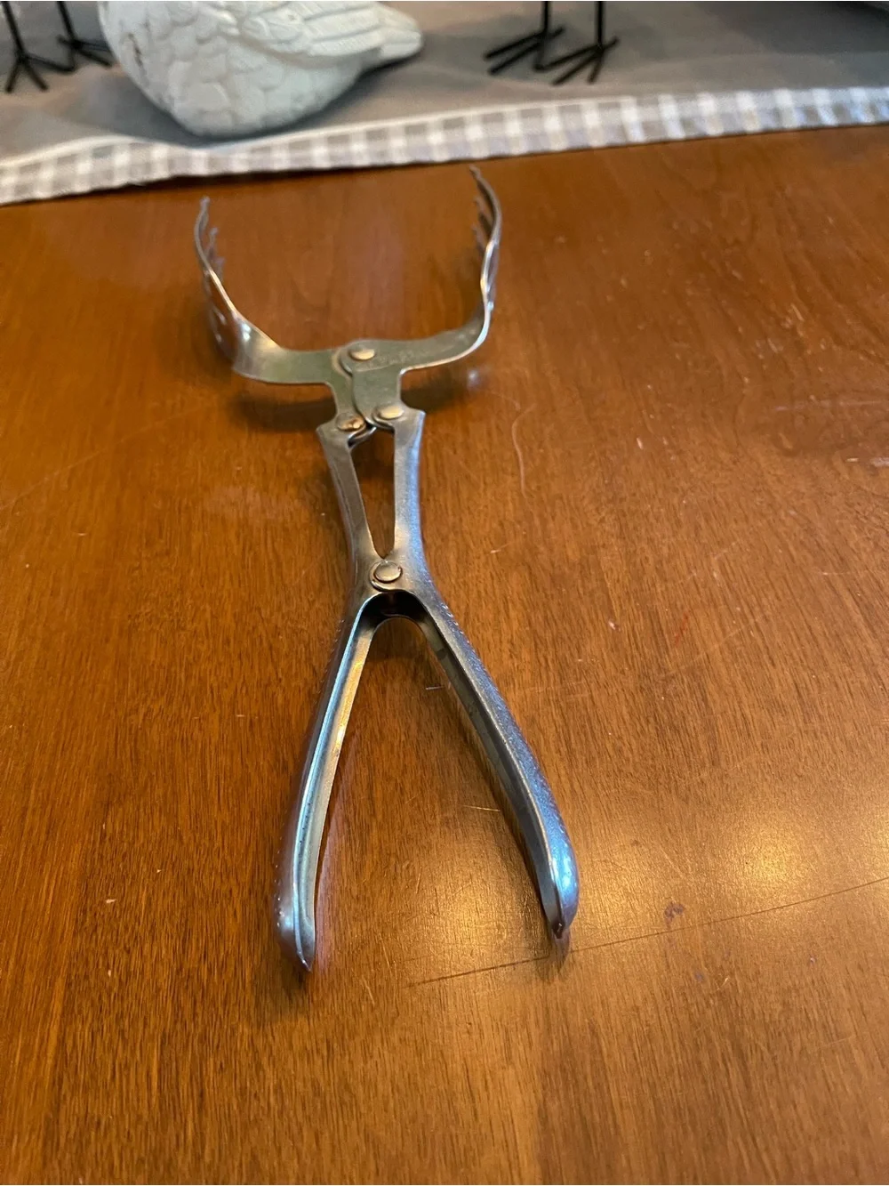Vintage salad tongs